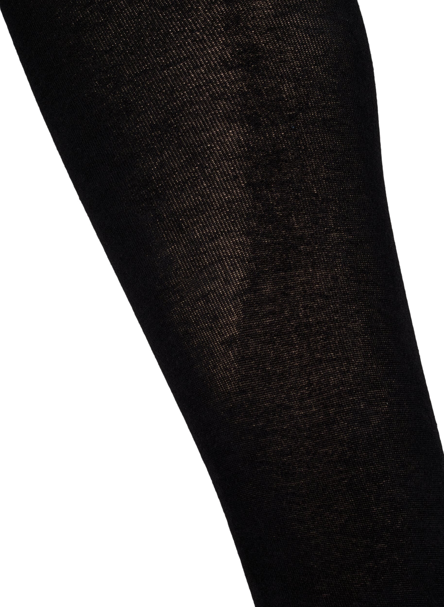 Zizzifashion 150 denier tights with cashmere and viscose, Black, Packshot image number 2