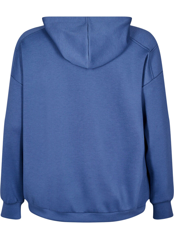 Sporty hoodie, Vintage Indigo, Packshot image number 1