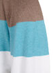 Long open front cardigan, Reef Waters Mel Comb, Packshot image number 2