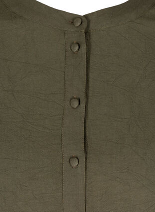 Shirt blouse with broderie anglaise, Tarmac, Packshot image number 2