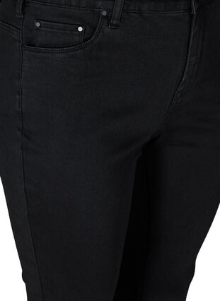 Bootcut Ellen jeans with a high waist, Black, Packshot image number 2