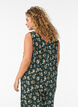 Culotte trousers with print, Black, Model image number 2