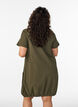 Short sleeve cotton dress, Green, Model image number 2