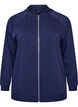 Hooded sweat cardigan with pockets, Blue, Packshot image number 0