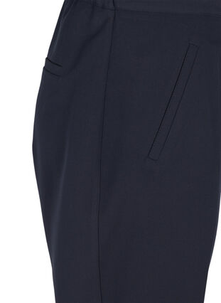 Classic trousers with an elasticated waist, Night Sky, Packshot image number 3