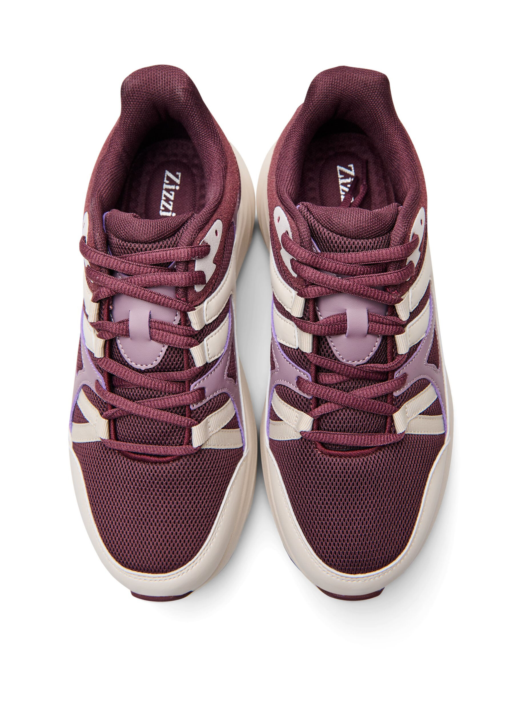 Zizzifashion Comfortable sneakers with a shock-absorbing sole, Red, Packshot image number 2