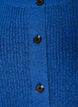 Rib knit cardigan with buttons, Blue, Packshot image number 2