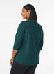 Workout top with 3/4 sleeves, Green, Model image number 2