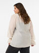 Viscose blouse with ruffles and long sleeves, Vanilla, Model image number 2