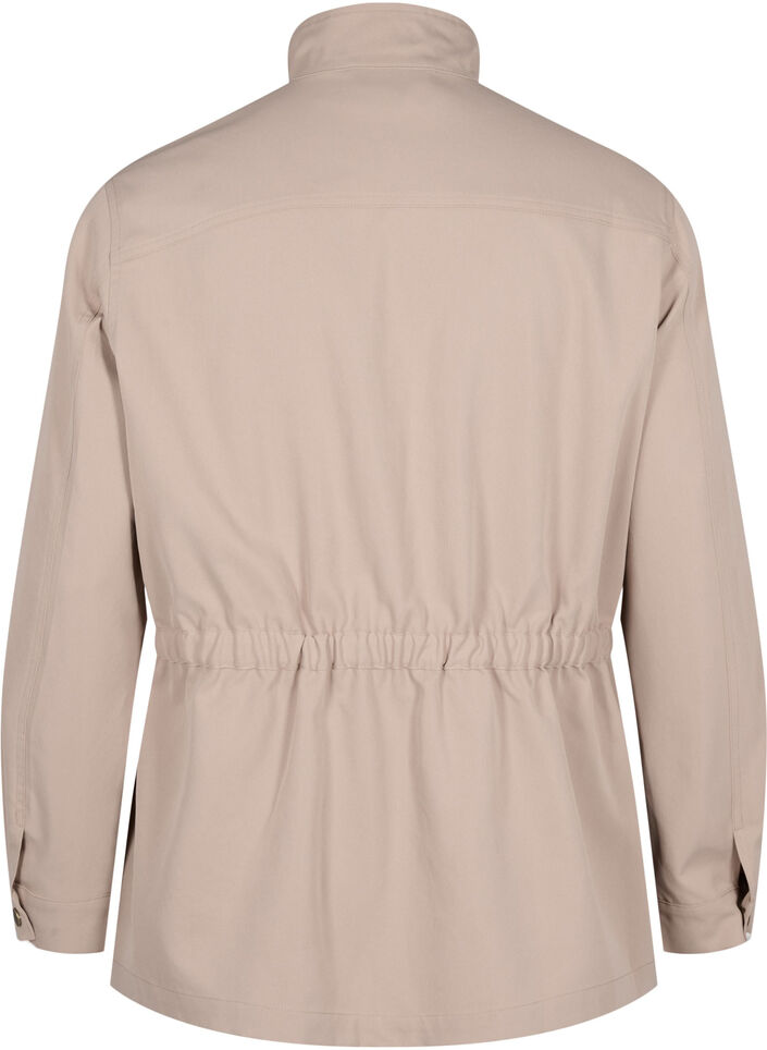 Army jacket with drawstring waist, Lark, Packshot image number 1