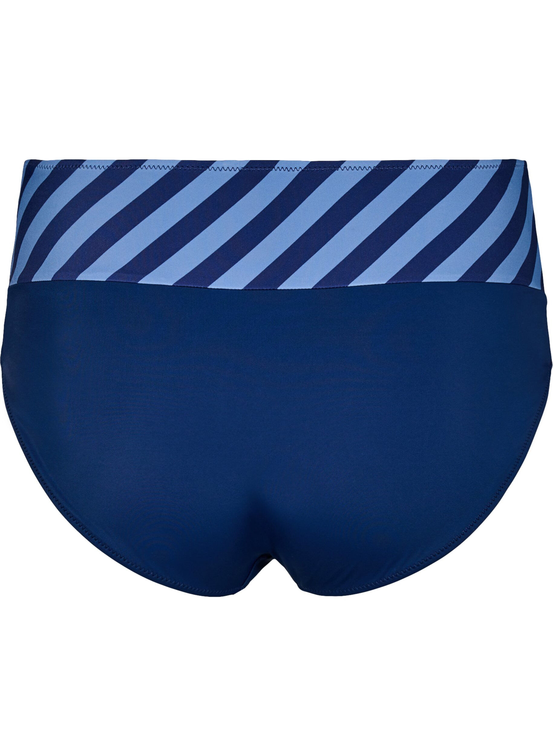 Zizzifashion Bikini briefs with wrap detail, Blue, Packshot image number 1