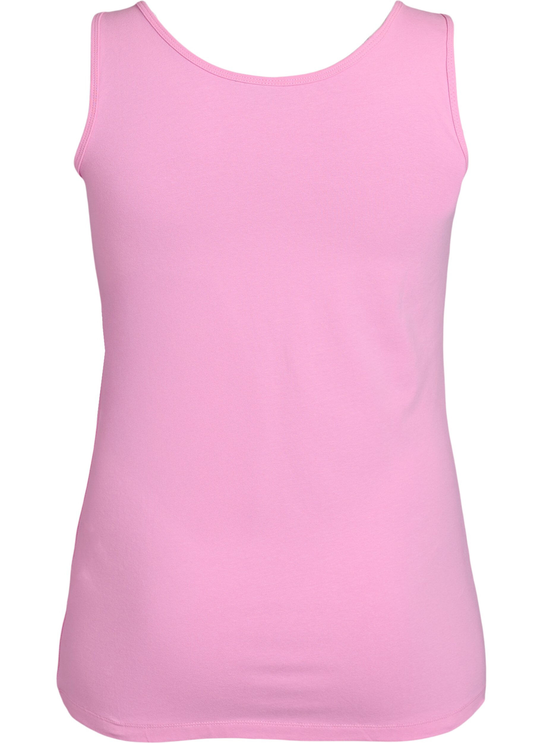Zizzifashion Cotton basic top, Pink, Packshot image number 1