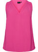 Sleeveless top with wrinkle details, Rose, Packshot image number 0