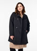Water-repellent spring jacket with an A-line cut, Black, Model image number 0