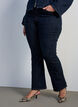 Ellen high-waisted bootcut jeans, Blue, Model image number 2