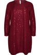 Short sequin dress with an A-line shape, Red, Packshot image number 0