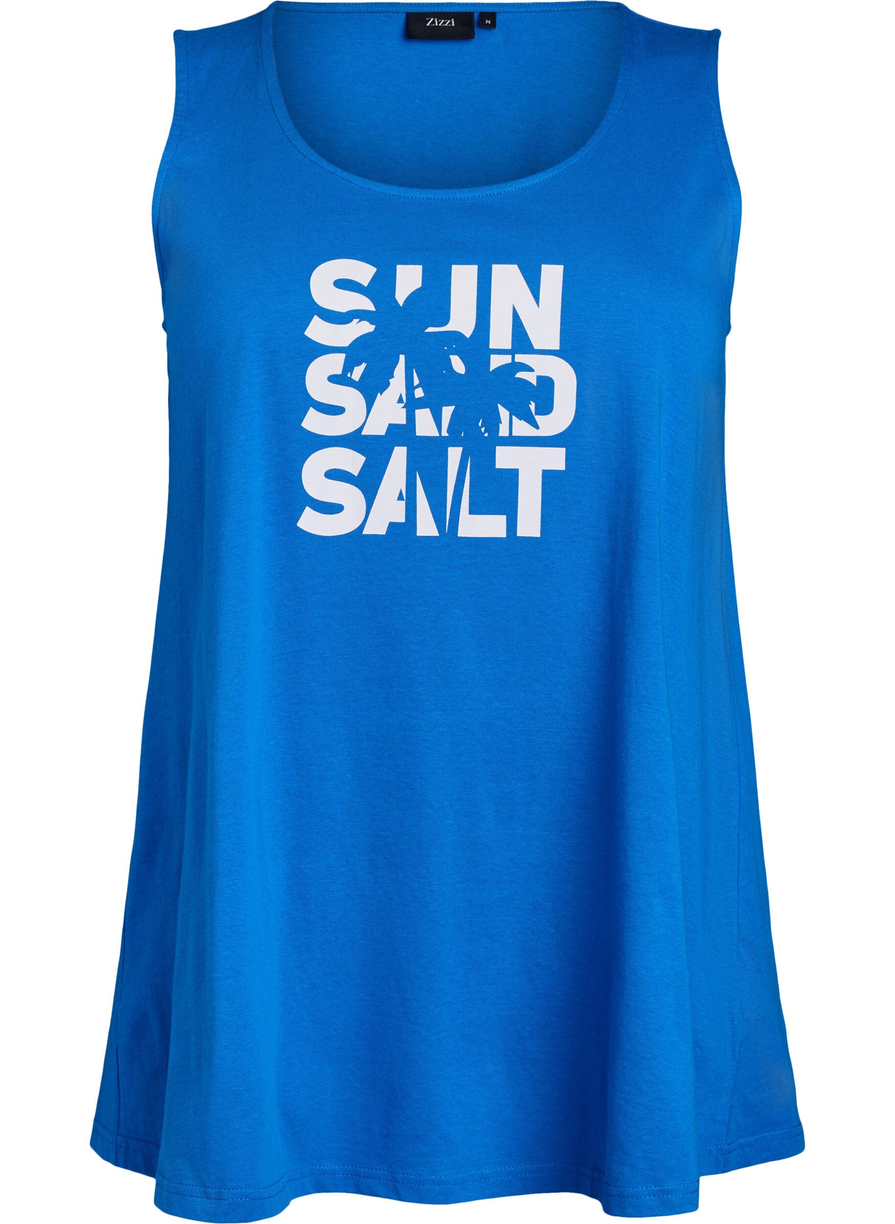 Cotton top with a-shape