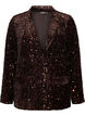 Sequin blazer, Brown, Packshot image number 0