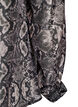 Long-sleeved shirt with snake print, Dark Grey, Packshot image number 3