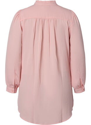 Long-sleeved tunica with ruffle collar, Strawberry Cream, Packshot image number 1