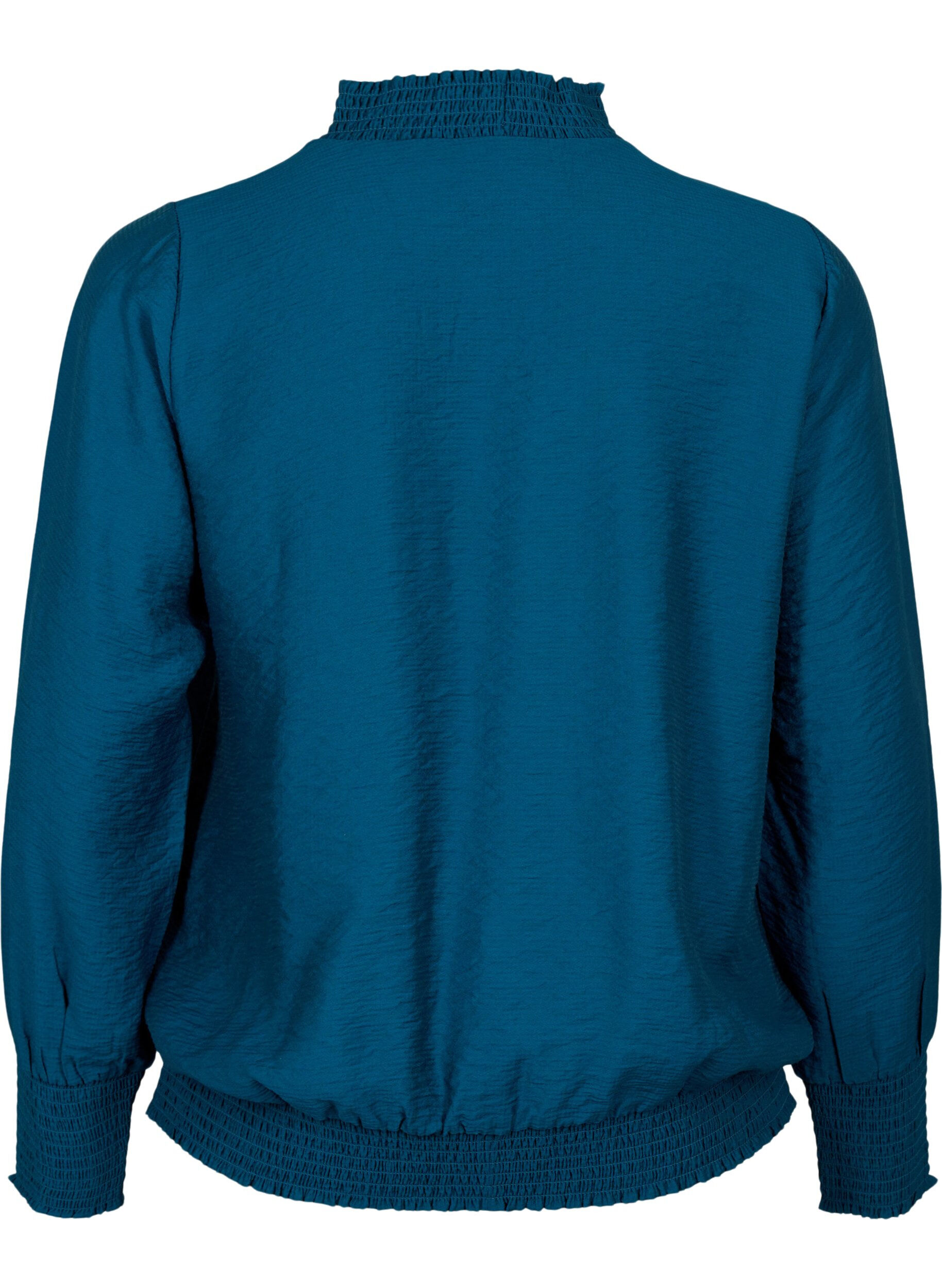 Zizzifashion Viscose blouse, Reflecting Pond, Packshot image number 1