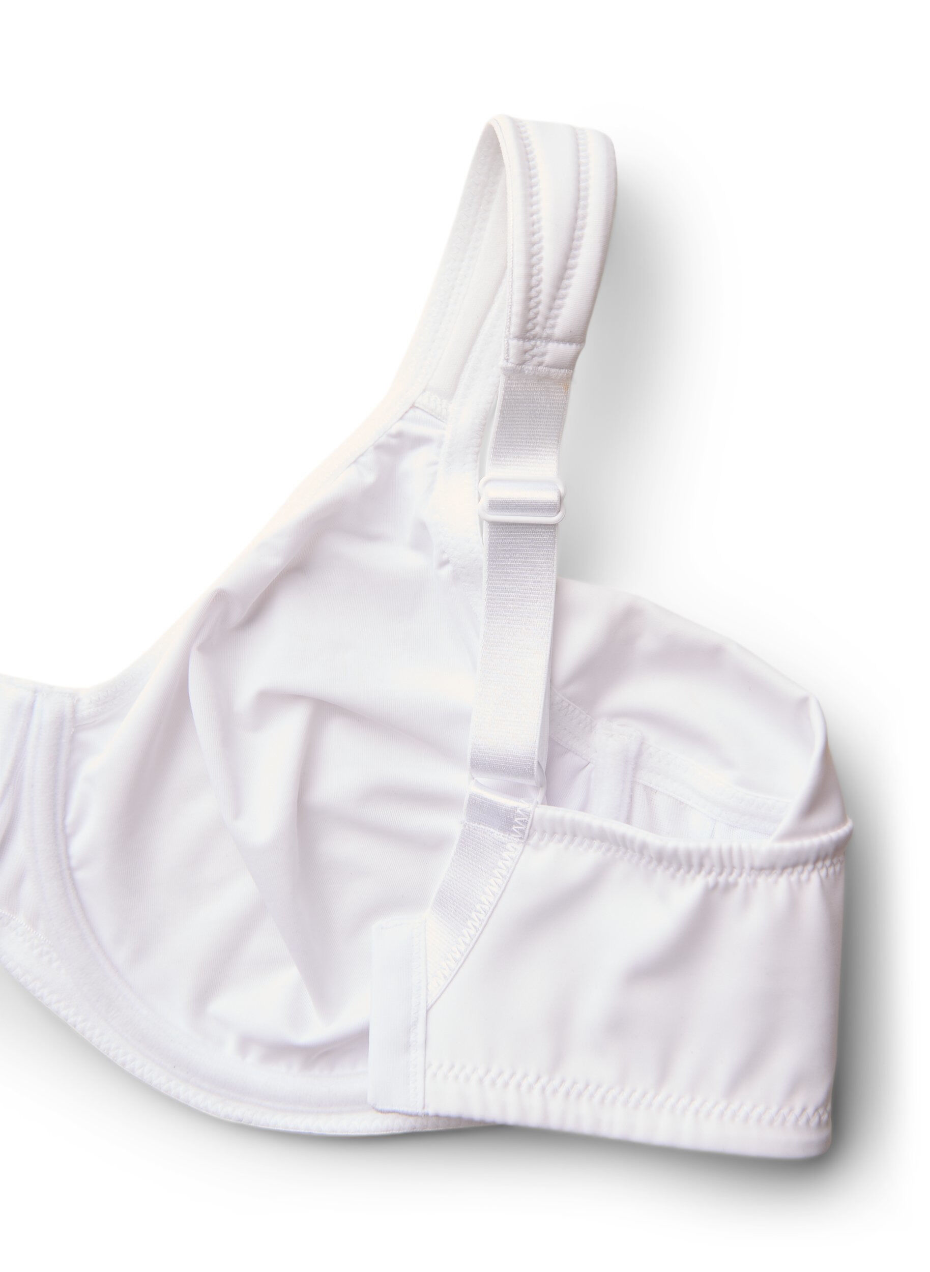 Zizzifashion Comfort bra with underwire and moulded cups, White, Packshot image number 3