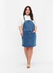 Denim dungarees dress, Blue, Model image number 1