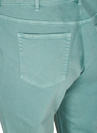 Mom fit jeans in cotton, Chinois Green, Packshot image number 3