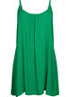 Solid colour strap dress in viscose, Green, Packshot image number 0