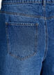 High-waisted denim shorts, Blue, Packshot image number 3