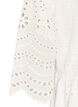 Midi dress with broderie anglaise and an empire line, White, Packshot image number 3