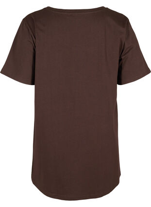 Long short-sleeved t-shirt in cotton, Molé, Packshot image number 1