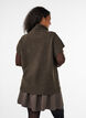 Knitted vest with turtleneck, Brown, Model image number 2