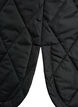 Long quilted gilet with press studs, Black, Packshot image number 4