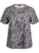 FLASH - Zebra print T-shirt, Black, Packshot image number 0
