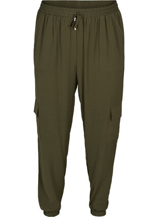 Trousers, Olive Night , Packshot image number 0