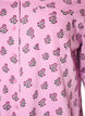 Cotton pyjama shirt with chest pocket, Rose, Packshot image number 2