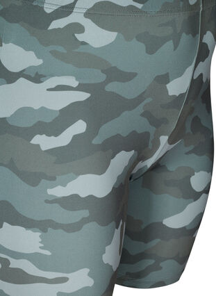 Camouflage cycling shorts, Army AOP, Packshot image number 2