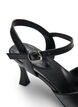 Pumps with an open toe and square toe, Black, Packshot image number 4