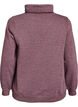 FLASH - Sweatshirt with high collar and pockets, Red, Packshot image number 1