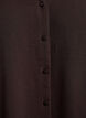 Shirt blouse with V-neck and 3/4 sleeves, Brown, Packshot image number 2