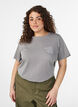 Cotton T-shirt with front and back print, 9990, Model image number 0