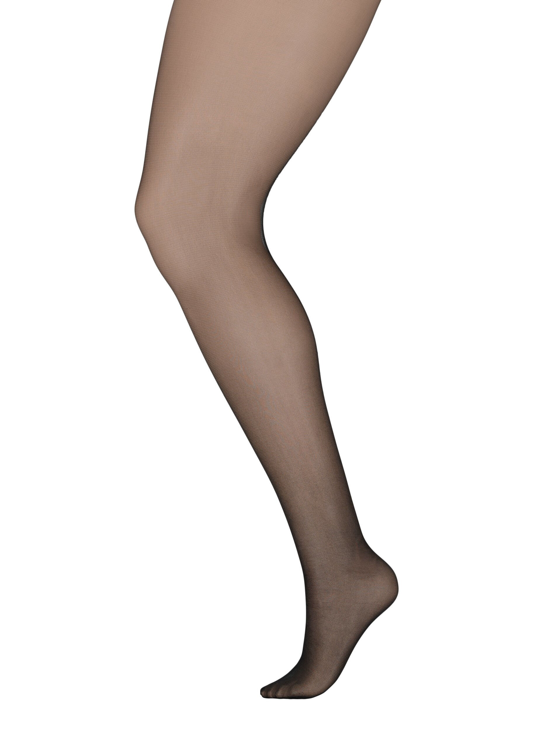 Zizzifashion  20 denier tights with lurex back seam, Black, Packshot image number 0