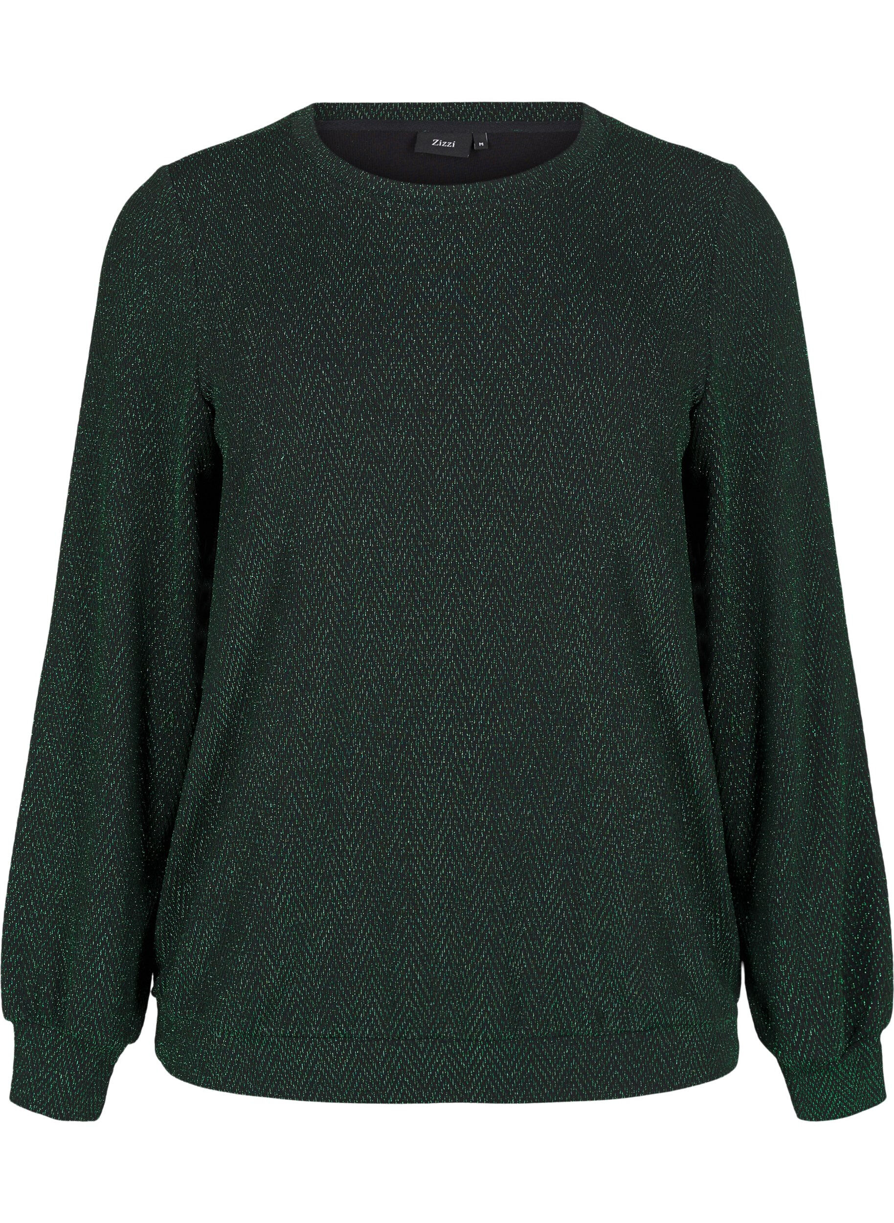 Zizzifashion Blouse with glitter pattern, Scarab ZigZagShimmer, Packshot image number 0