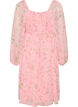 Chiffon party dress with long sleeves, Rose, Packshot image number 1