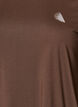 Sports top with 3/4 sleeves, Brown, Packshot image number 2