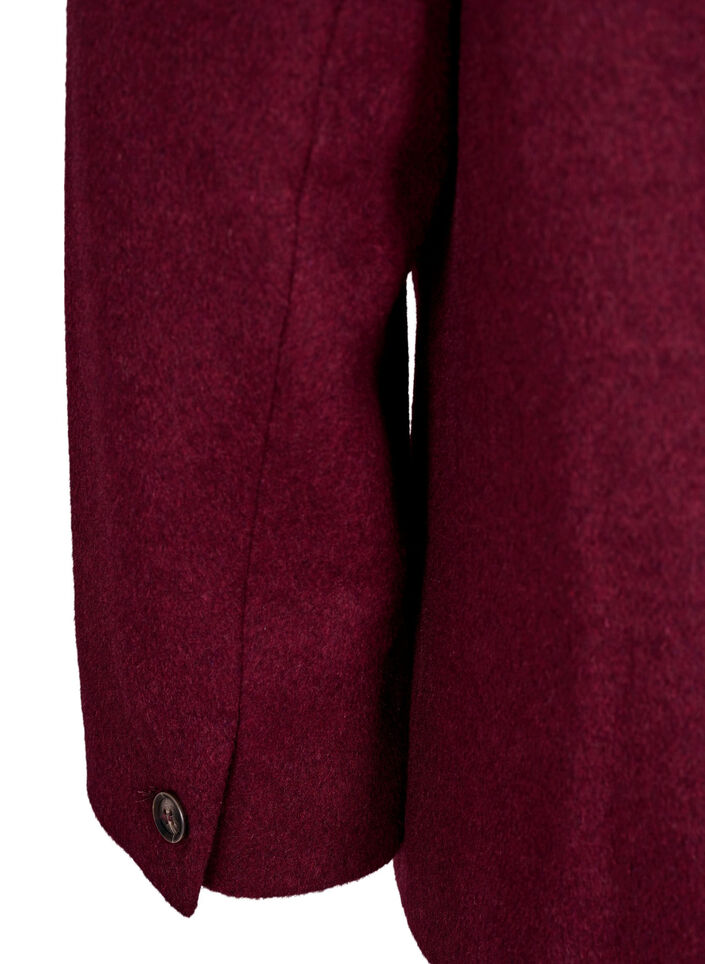 Blazer with double-breasted closure and classic lapels, Red, Packshot image number 4
