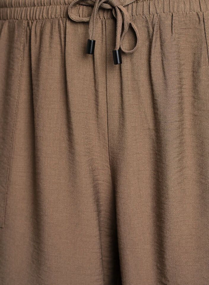 High-waisted cargo trousers, Beige, Packshot image number 2
