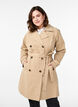 Mid-length trench coat with belt, Incense, Model image number 0