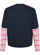 T-shirt with a sporty layered look, Blue, Packshot image number 1